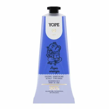 Regenerujący Krem do Rąk Drzewo Kamforowe, Biały Tymianek AQUA ENERGIA 50 ml - YOPE SOUL