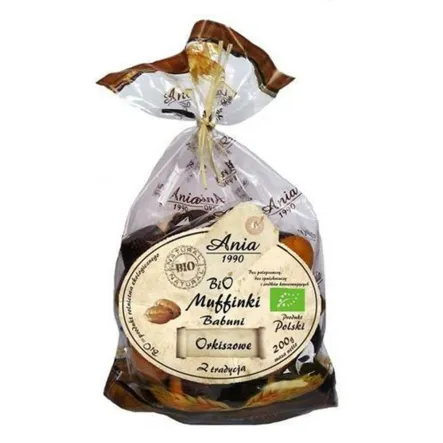Muffinki Babuni Orkiszowe Bio 200 g Ania - Babeczki - Przecena Krótka Data Minimalnej Trwałości
