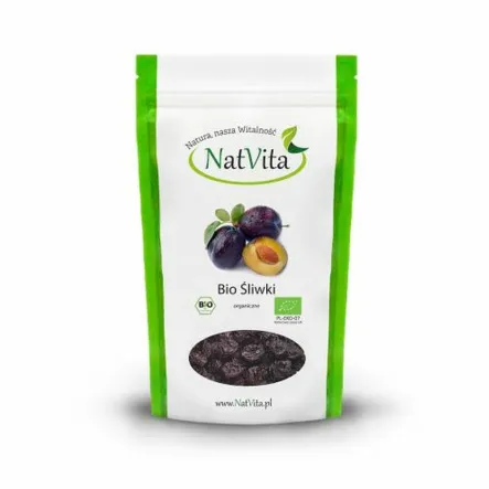 Śliwki Suszone Bez Pestki Bio 220 g Natvita
