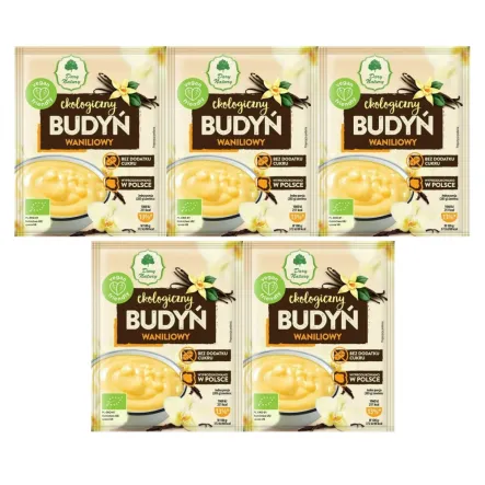 5 x Budyń Waniliowy Eko 40 g - Dary Natury