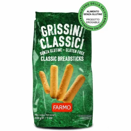 Grissini Bezglutenowe 200 g - Farmo (data: 28.02.2026)