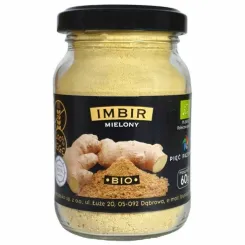 Imbir Mielony BIO 60 g - Pięć Przemian