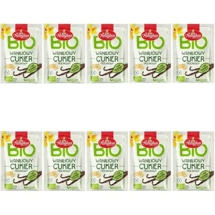 10 x Cukier Waniliowy Trzcinowy Bio 8 g - Amylon
