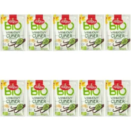 10 x Cukier Waniliowy Trzcinowy Bio 8 g - Amylon