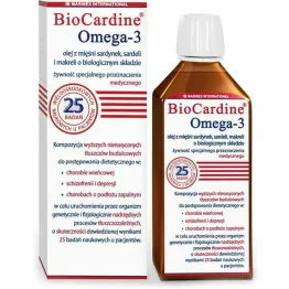 BioCardine Omega-3 Olej 200 ml - Marinex