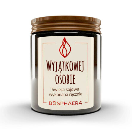 Świeca Sojowa Wyjątkowej Osobie 190 g - Bosphaera