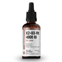 K2 + D3 Vit 4000 UI Oil Active 30 ml - Pharmovit