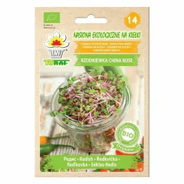 Nasiona na Kiełki Rzodkiewka China Rose BIO 20 g - Toraf