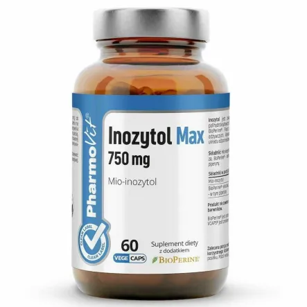 Inozytol Max 60 Kapsułek Vege - Pharmovit