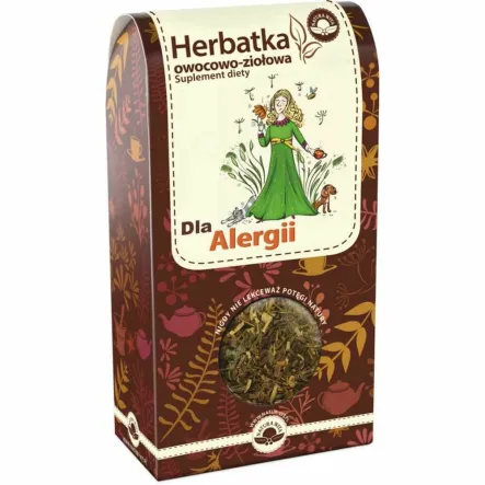 Herbatka Ziołowo - Owocowa NA ALERGIĘ 80 g - Natura Wita