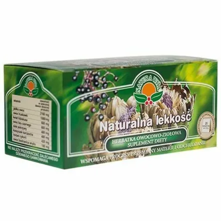 Herbatka Ekspresowa Naturalna Lekkość 60 g ( 20x 3 g) - Natura Wita