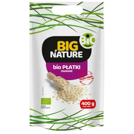 Płatki Owsiane Bio 400 g - Big Nature