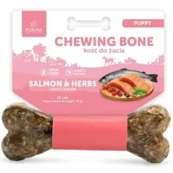 Kość do Żucia dla Szczeniąt (Łosoś z Ziołami) 55 g (12 cm) - Pokusa