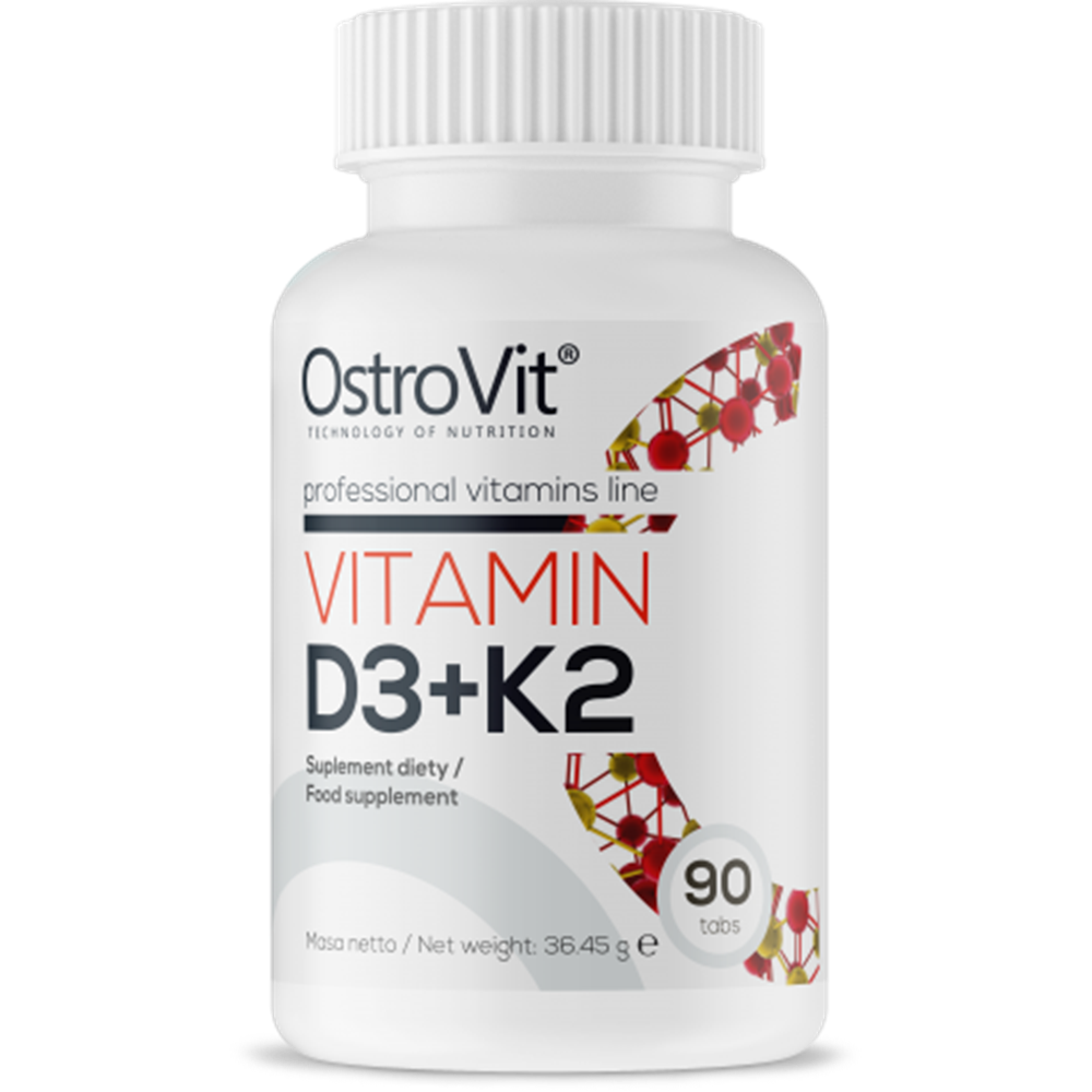 Witamina D3 K2 Mk 7 2000iu 100mcg 90 Tabletek Ostrovit