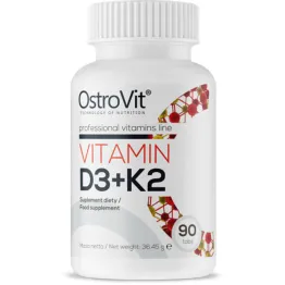 Witamina D3 + K2 MK-7 (2000IU + 100mcg) 90 tabletek OstroVit 