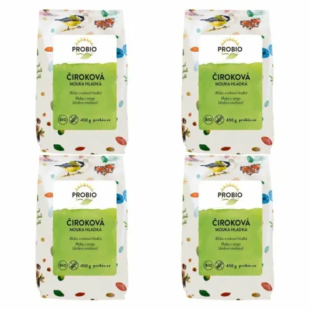 4 x Mąka z Sorgo Bezglutenowa Bio 450 g - Probio