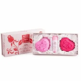 Zestaw Różany 2x Mydełko 70 g+ Pomadka do Ust 5 ml - Rose of Bulgaria