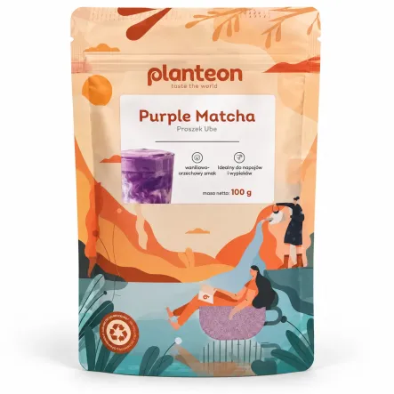 Purple Matcha Proszek Ube 100 g - Planteon