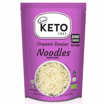 Makaron Keto (Konjac Typu Noodle do Woka) Bio 270 g - Keto Chef