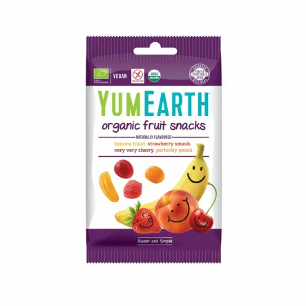 Żelki bez Żelatyny EKO Fruit Snacks 50 g YumEarth (data: 30.05.2025)