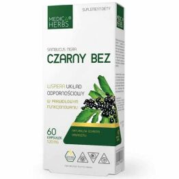 Czarny Bez 60 Kapsułek - Medica Herbs