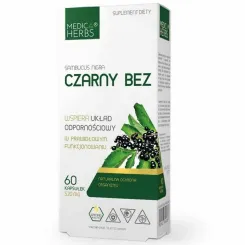 Czarny Bez 60 Kapsułek - Medica Herbs