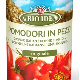 Pomidory Krojone Bez Skóry (Puszka) Bio 400 g - La Bio Idea