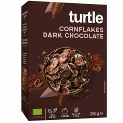 Płatki Kukurydziane w Polewie Czekoladowej Bezglutenowe Bio 250 g - Turtle