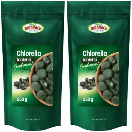 2 x Chlorella w Tabletkach 250 g (ok. 1000 Tabletk) - Targroch