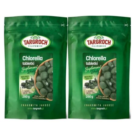2 x Chlorella w Tabletkach 250 g (ok. 1000 tab.) Targroch