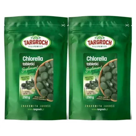 2 x Chlorella w Tabletkach 250 g (ok. 1000 tab.) Targroch