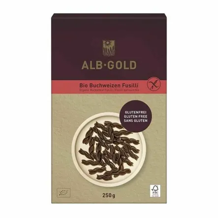 Makaron Gryczany Świderki Bezglutenowy Bio 250 g - Alb Gold