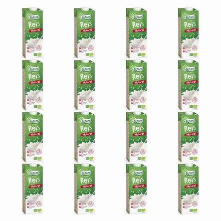 Zestaw 16 x Napój Ryżowy Bezglutenowy Bio 1L- UHT Natumi