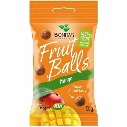 Kulki Owocowe z Mango BIO 50 g - Bonitas (data: 23.04.2026)