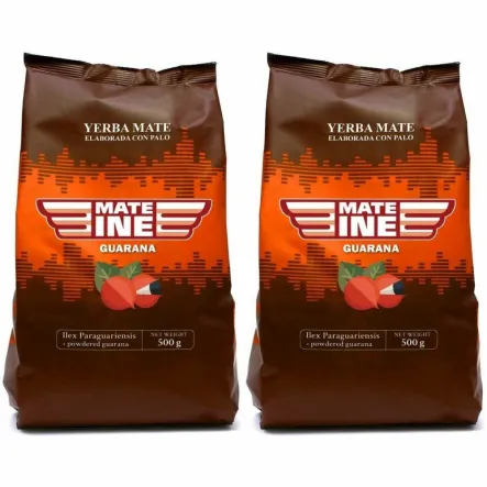 Yerba Mate Mateine Guarana 1 kg (2 x 500 g)