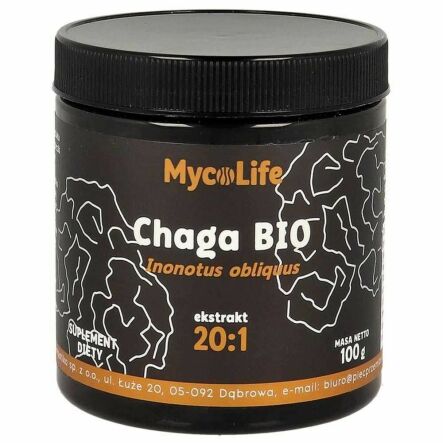 Chaga BIO 100 g - MycoLife