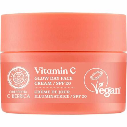 Krem do Twarzy Rozświetlający z Witaminą C i Filtrem SPF 20 50 ml - Natura Siberica