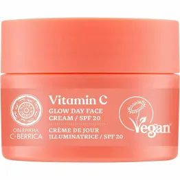 Krem do Twarzy Rozświetlający z Witaminą C i Filtrem SPF 20 50 ml - Natura Siberica