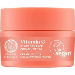 Krem do Twarzy Rozświetlający z Witaminą C i Filtrem SPF 20 50 ml - Natura Siberica