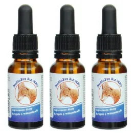 Zestaw 3 x Witamina K2MK7 Krople NattoFit 20 ml - Proved