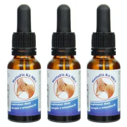 Zestaw 3 x Witamina K2MK7 Krople NattoFit 20 ml - Proved
