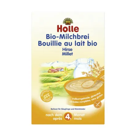 Kaszka Mleczno - Jaglana Bezglutenowa Bez Dodatku Cukru Bio 250 g - Holle