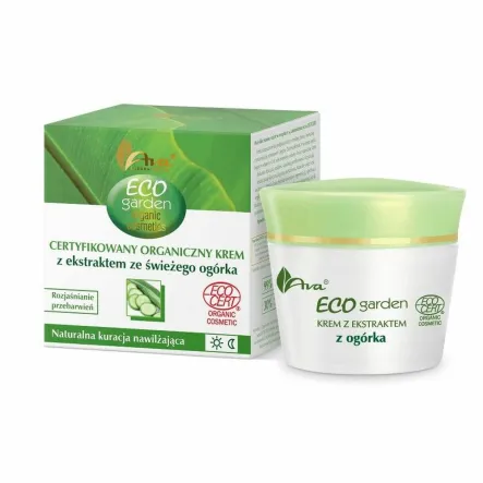 ECO Garden Krem z Ekstraktem ze Świeżego Ogórka 50 ml - AVA - Wyprzedaż