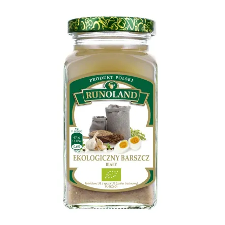 Barszcz Biały Bio 300 g - Runoland Przecena Krótka Data Minimalnej Trwałości