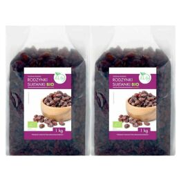 2 x Rodzynki Sułtanki Bio 1 kg - BioLife