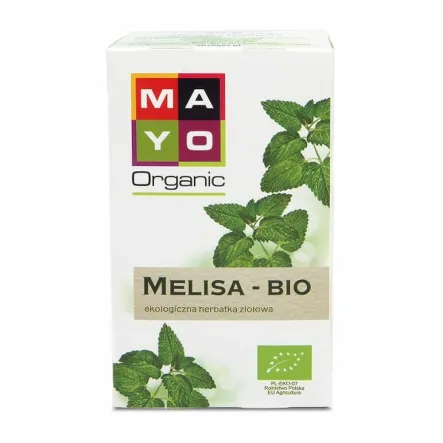 Herbatka Melisa Bio 30 g (20x 1,5 g) - Mayo - Przecena Krótka Data Minimalnej Trwałości