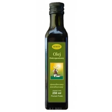 Olej Ostropestowy Extra Virgin 100% 250 ml -  EFAVIT - olej z ostropestu