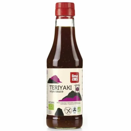 Sos Sojowy Słodki Teriyaki Bezglutenowy Bio 250 ml - Lima