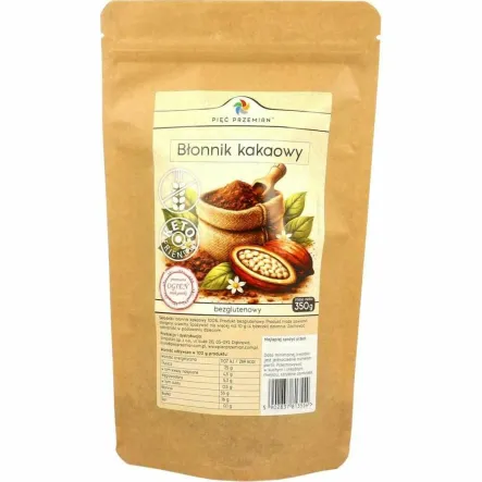 Błonnik Kakaowy 350 g - Pięć Przemian