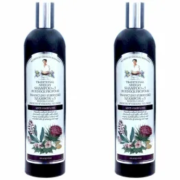 2 x Szampon No 3 Na Łopianowym Propolisie Przeciw Wypadaniu Włosów 550 ml - Agafji